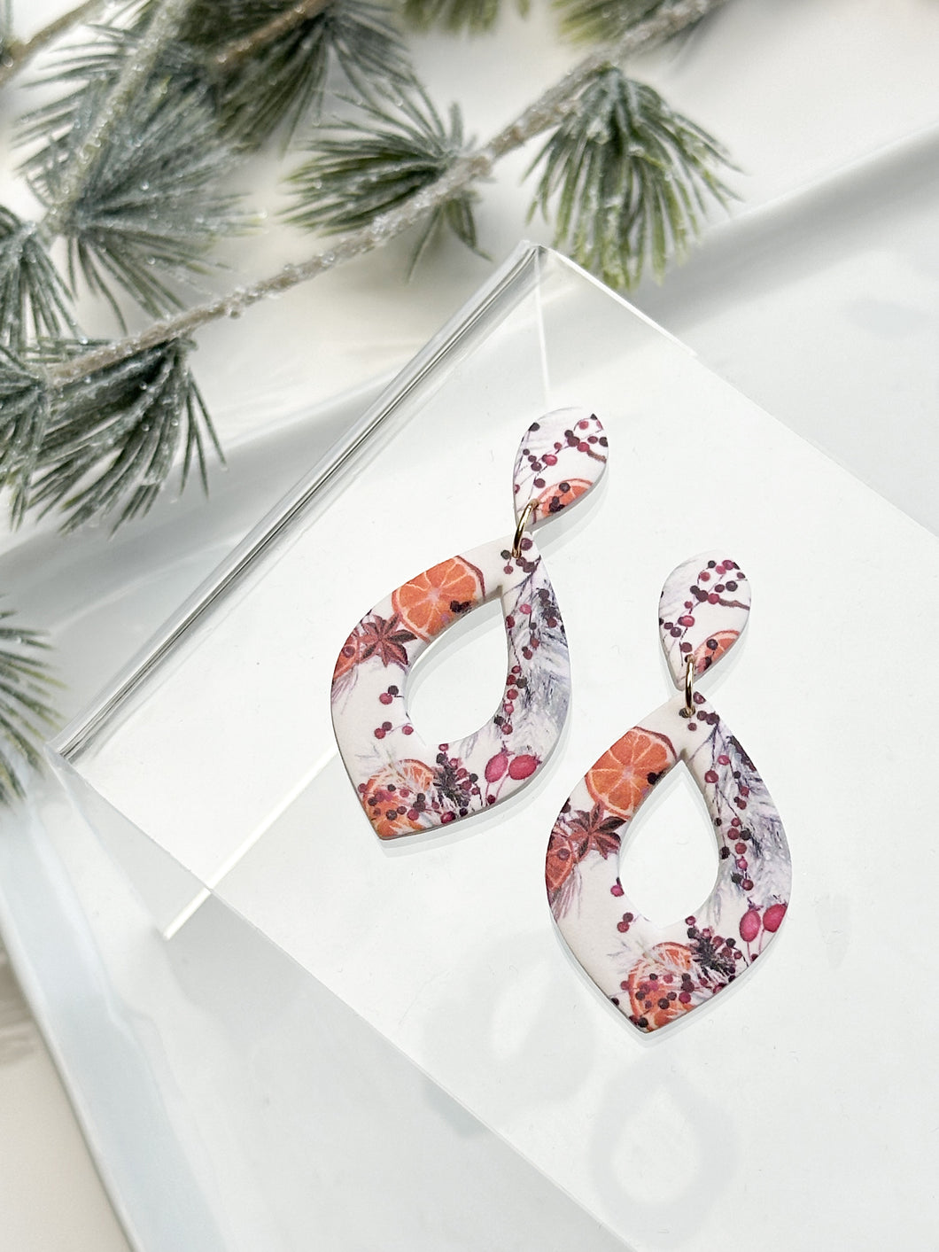 The Dried Oranges Donut Dangles (also in silver)