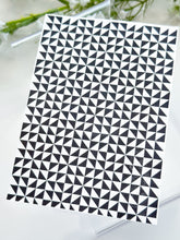 Load image into Gallery viewer, Transfer Paper 276 Black Triangles | Image Water Transfer
