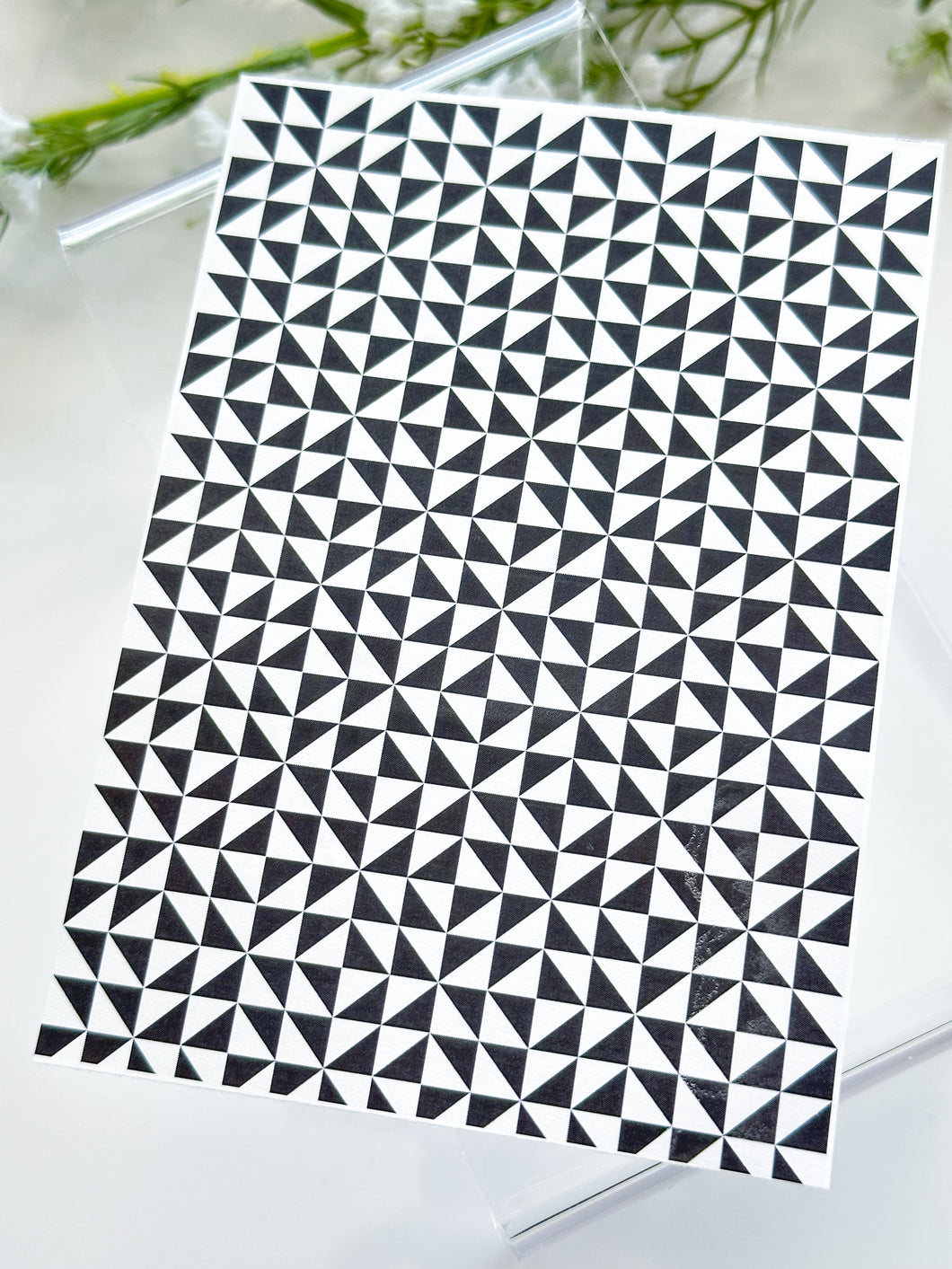 Transfer Paper 276 Black Triangles | Image Water Transfer