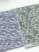 Load image into Gallery viewer, Clouds &amp; Rainbows Rubber Texture Mat for Polymer Clay
