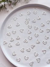 Load image into Gallery viewer, 24K Gold/925 Sterling Silver Plated Heart Bezels
