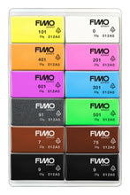 Load image into Gallery viewer, Fimo Soft Set - 12 Colour Pack Neon 12x25g

