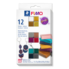 Load image into Gallery viewer, Fimo Soft Set - 12 Colour Pack Sparkle 12x25g
