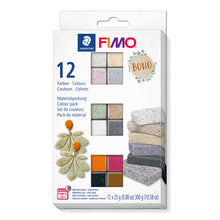 Load image into Gallery viewer, Fimo Soft Set - 12 Colour Pack Boho 12x25g
