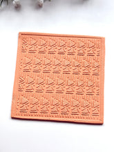 Load image into Gallery viewer, Geometric Clay Stencil Sheet | Reusable Polymer Clay Texture Stencil
