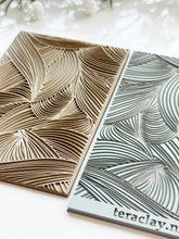 Load image into Gallery viewer, Wavy Swirls #2 Rubber Texture Mat for Polymer Clay
