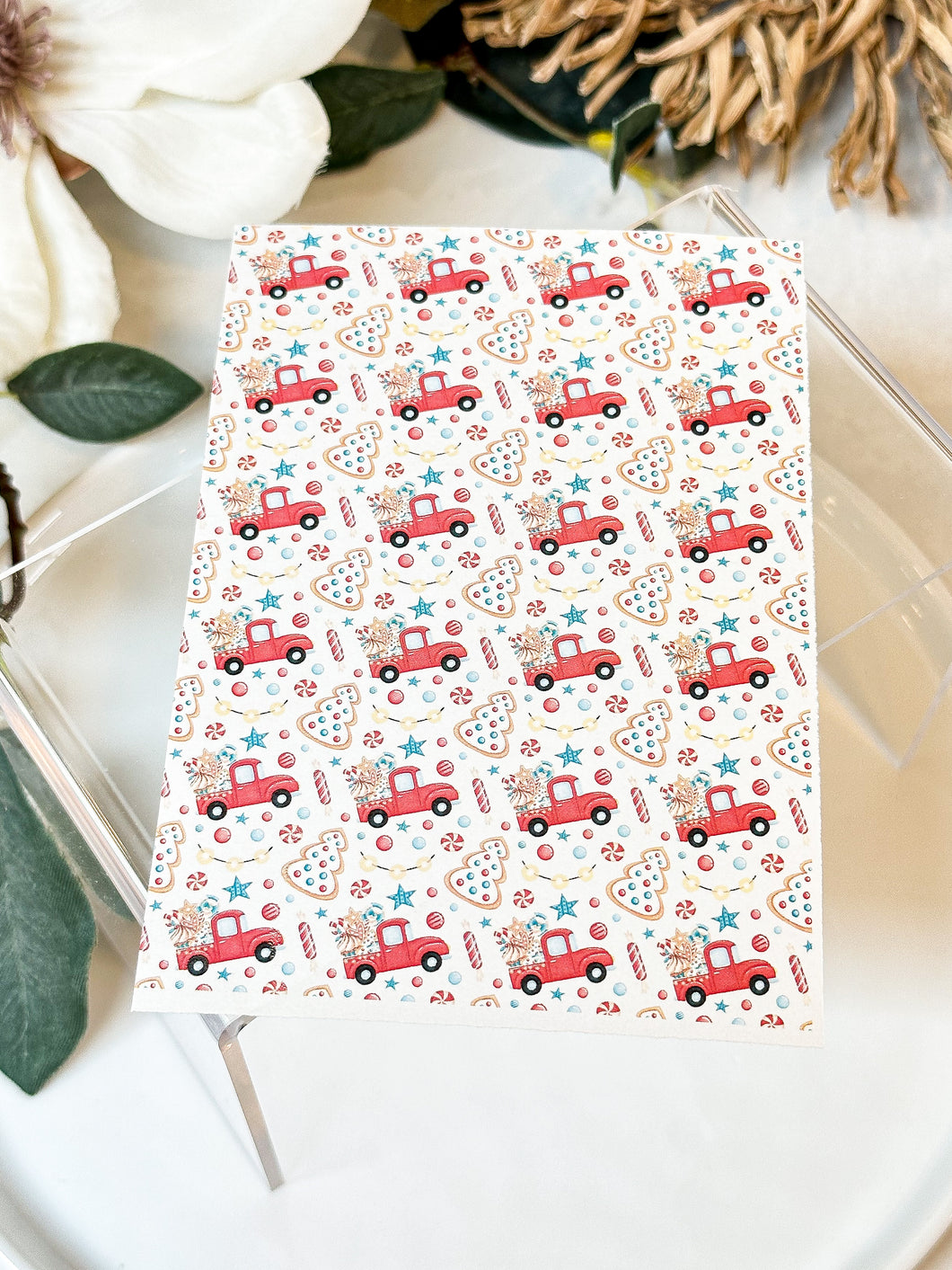 Transfer Paper 214 Christmas Cars | Image Water Transfer