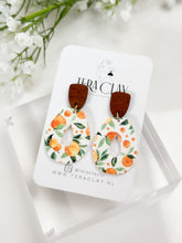 Load image into Gallery viewer, The Orange Fruit Donut Dangles (also in silver)

