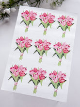 Load image into Gallery viewer, Transfer Paper 459 Tulip Bouquet | Image Water Transfer
