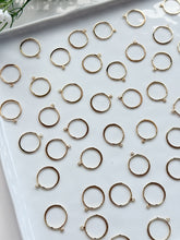 Load image into Gallery viewer, 18K Gold Plated Circle Bezel Pendant with One Hole
