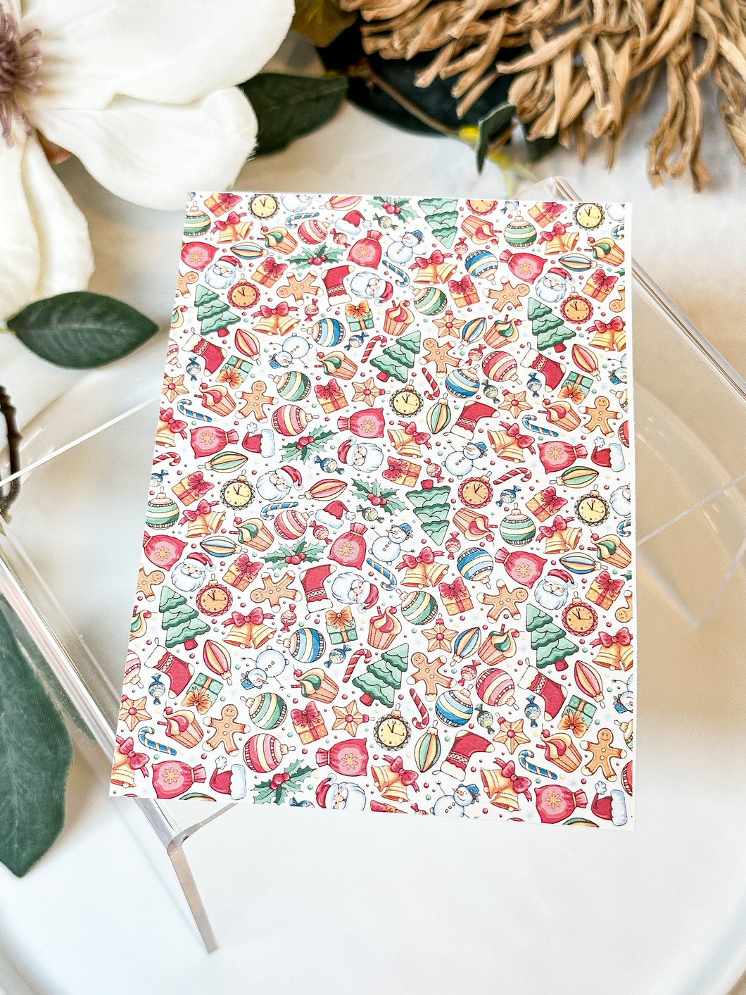 Transfer Paper 207 Christmas Pattern | Image Water Transfer