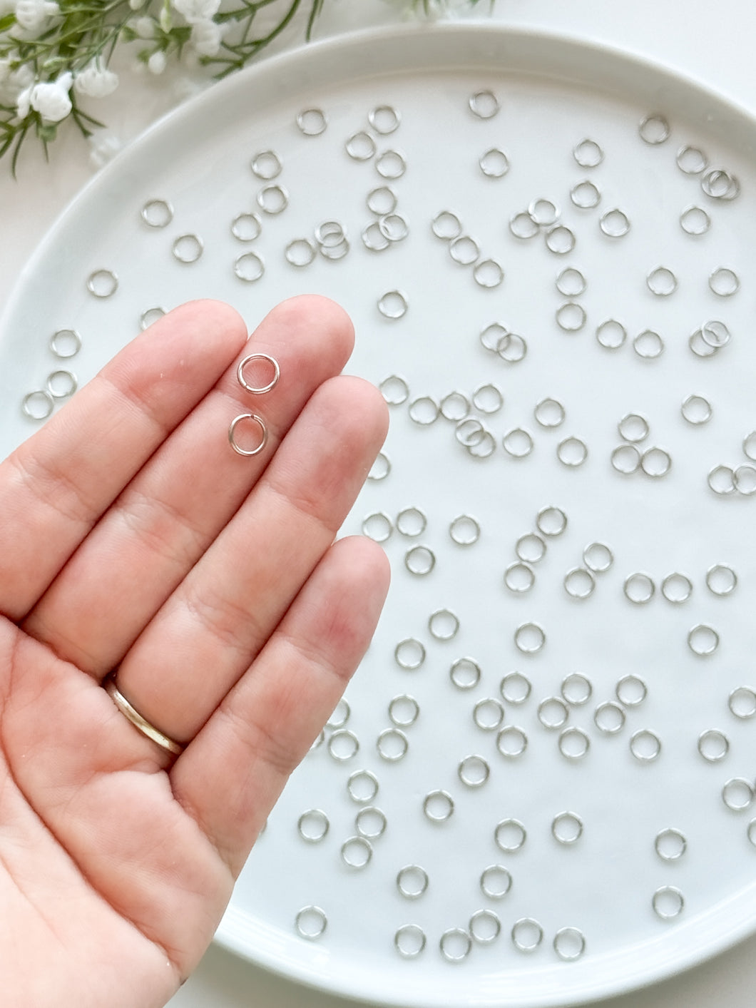 304 Stainless Steel Open Jump Rings 200 pcs/bag