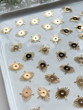 Load image into Gallery viewer, 18K Gold Plated Large Sun Connector | Nickel Free
