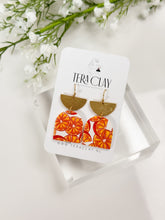 Load image into Gallery viewer, The Orange Arch Earrings
