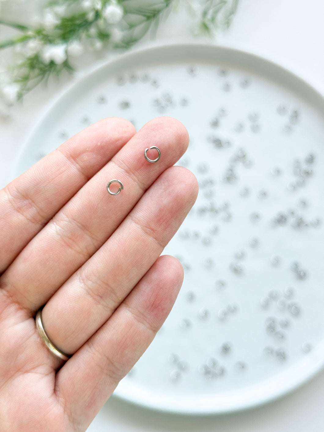 304 Stainless Steel Open Jump Rings 200 pcs/bag