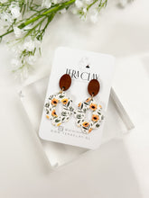 Load image into Gallery viewer, The Sunflower Scalloped Donuts (also in silver)
