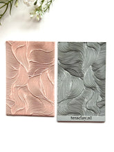 Load image into Gallery viewer, Wavy Swirls Rubber Texture Mat for Polymer Clay
