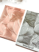 Load image into Gallery viewer, Wavy Swirls Rubber Texture Mat for Polymer Clay
