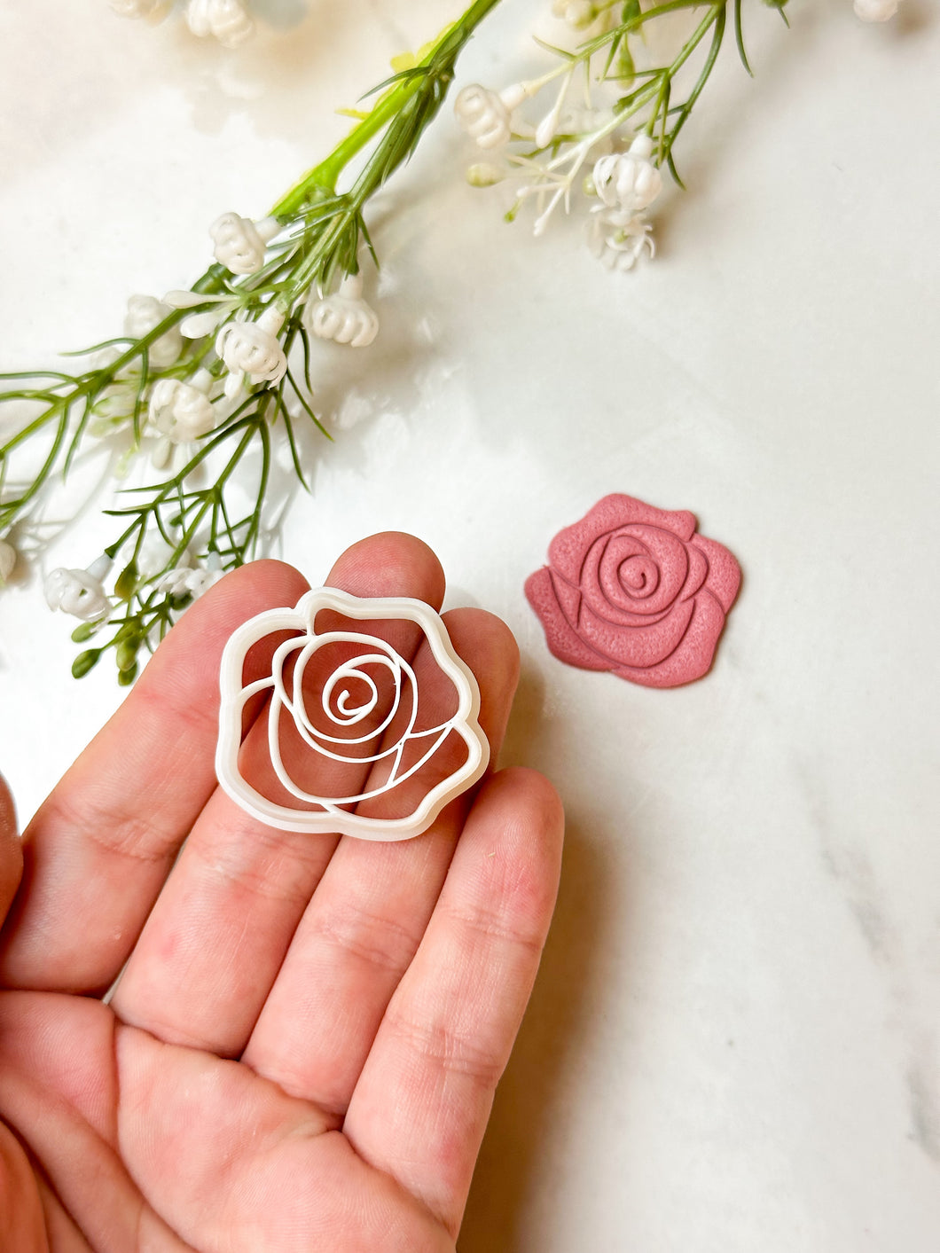 Rose Polymer Clay Cutter