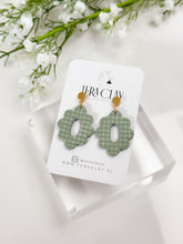 Load image into Gallery viewer, The Green Tiles Scalloped Donuts (also in silver)
