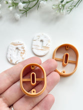 Load image into Gallery viewer, Fat Donut with Drill Guides Polymer Clay Cutters
