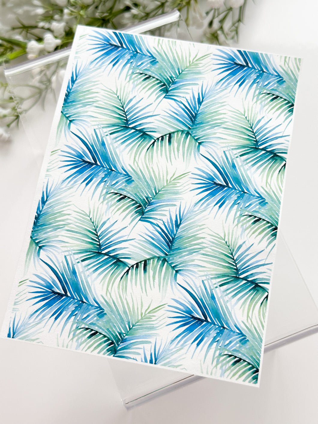 Transfer Paper 370 Palm Leaves #6 | Image Water Transfer