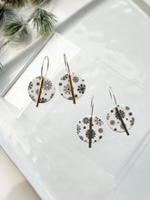 Load image into Gallery viewer, The Snowflake Hoops (also in silver)
