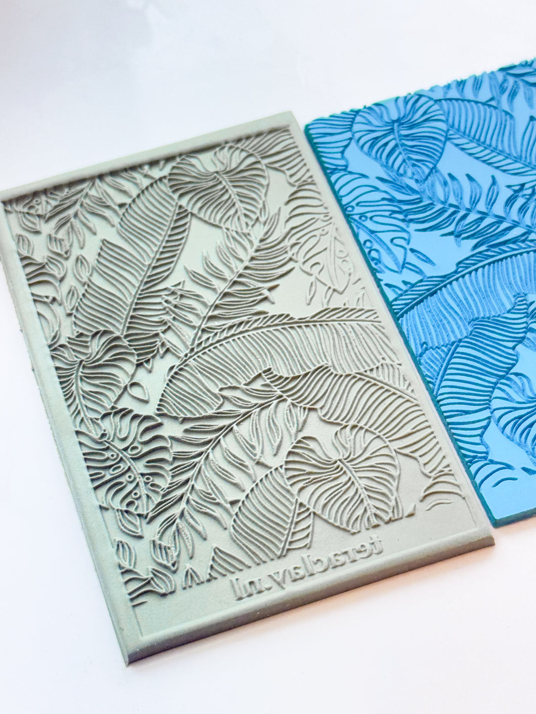 Tropical Paradise Rubber Texture Mat for Polymer Clay