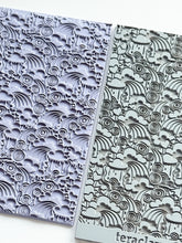 Load image into Gallery viewer, Clouds &amp; Rainbows Rubber Texture Mat for Polymer Clay
