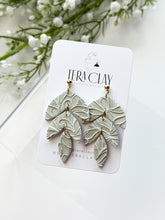 Load image into Gallery viewer, The Triple Dangle in Sage Green (also in silver)
