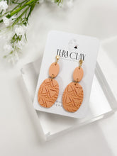 Load image into Gallery viewer, The Oval Duo in Peach (also in silver)
