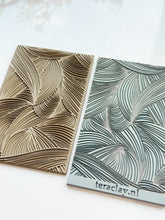 Load image into Gallery viewer, Wavy Swirls #2 Rubber Texture Mat for Polymer Clay
