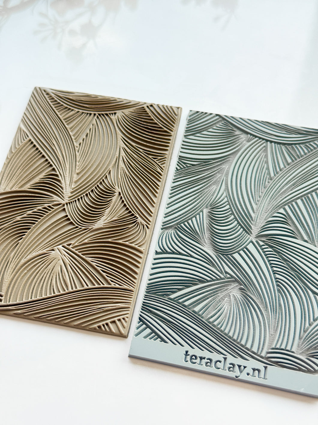 Wavy Swirls #2 Rubber Texture Mat for Polymer Clay