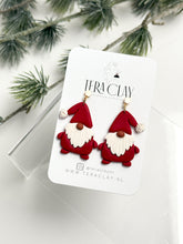 Load image into Gallery viewer, The Festive Gnome Dangles (also in silver)
