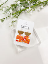 Load image into Gallery viewer, The Orange Arch Earrings
