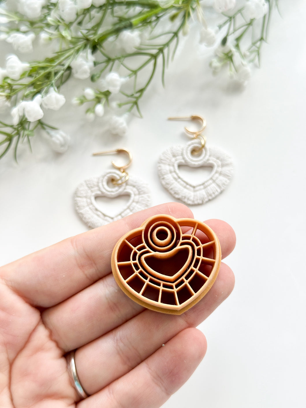 Macrame Donut Polymer Clay Cutter