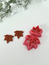 Load image into Gallery viewer, Fall Maple Leaf 2025 Polymer Clay Cutter
