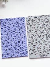 Load image into Gallery viewer, Halloween Skulls Rubber Texture Mat for Polymer Clay
