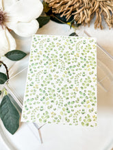 Load image into Gallery viewer, Transfer Paper 206 Small Green Leaves | Image Water Transfer
