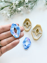 Load image into Gallery viewer, Rhombus Geometric Donut Polymer Clay Cutter
