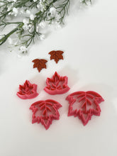 Load image into Gallery viewer, Fall Maple Leaf 2025 Polymer Clay Cutter

