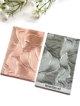 Load image into Gallery viewer, Wavy Swirls Rubber Texture Mat for Polymer Clay
