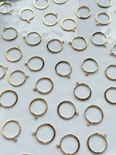 Load image into Gallery viewer, 18K Gold Plated Circle Bezel Pendant with One Hole
