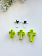 Load image into Gallery viewer, Cross Easter Polymer Clay Cutter
