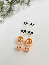 Load image into Gallery viewer, Skull with Details Halloween 2025 Polymer Clay Cutter
