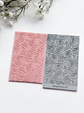 Load image into Gallery viewer, Roses Rubber Texture Mat for Polymer Clay
