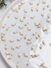 Load image into Gallery viewer, Golden Plated Natural Freshwater Pearl Charm
