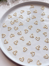 Load image into Gallery viewer, 24K Gold/925 Sterling Silver Plated Heart Bezels
