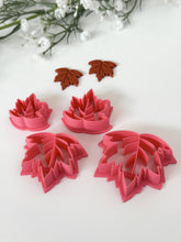 Load image into Gallery viewer, Fall Maple Leaf 2025 Polymer Clay Cutter
