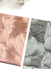 Load image into Gallery viewer, Wavy Swirls Rubber Texture Mat for Polymer Clay
